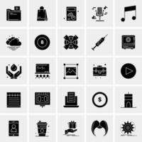 25 Universal Business Icons Vector Creative Icon Illustration to use in web and Mobile Related project