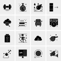 16 Universal Business Icons Vector Creative Icon Illustration to use in web and Mobile Related project