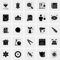 25 Universal Business Icons Vector Creative Icon Illustration to use in web and Mobile Related project