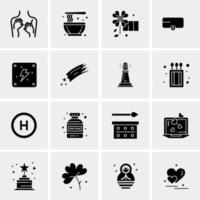 16 Universal Business Icons Vector Creative Icon Illustration to use in web and Mobile Related project