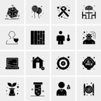 16 Universal Business Icons Vector Creative Icon Illustration to use in web and Mobile Related project