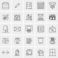 25 Universal Business Icons Vector Creative Icon Illustration to use in web and Mobile Related project