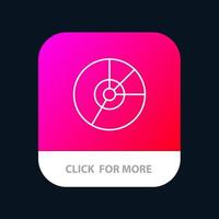 pastel negocio gráfico diagrama finanzas gráfico estadísticas aplicación móvil botón android e ios versión de línea vector