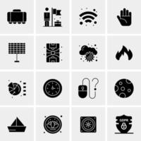 16 Universal Business Icons Vector Creative Icon Illustration to use in web and Mobile Related project