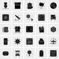 25 Universal Business Icons Vector Creative Icon Illustration to use in web and Mobile Related project