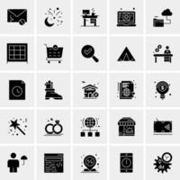 25 Universal Business Icons Vector Creative Icon Illustration to use in web and Mobile Related project