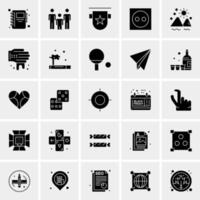 25 Universal Business Icons Vector Creative Icon Illustration to use in web and Mobile Related project