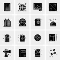 16 Universal Business Icons Vector Creative Icon Illustration to use in web and Mobile Related project