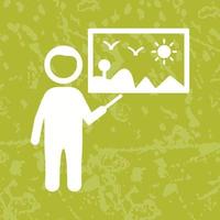 Art Museum Guide Vector Icon
