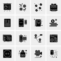 16 Universal Business Icons Vector Creative Icon Illustration to use in web and Mobile Related project