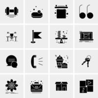 16 Universal Business Icons Vector Creative Icon Illustration to use in web and Mobile Related project