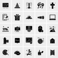 25 Universal Business Icons Vector Creative Icon Illustration to use in web and Mobile Related project