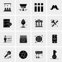 16 Universal Business Icons Vector Creative Icon Illustration to use in web and Mobile Related project