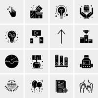 16 Universal Business Icons Vector Creative Icon Illustration to use in web and Mobile Related project