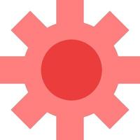 Setting Gear Logistic Global  Flat Color Icon Vector icon banner Template