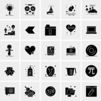 25 Universal Business Icons Vector Creative Icon Illustration to use in web and Mobile Related project