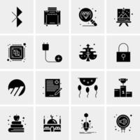 16 Universal Business Icons Vector Creative Icon Illustration to use in web and Mobile Related project