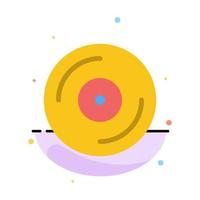 Cd Dvd Studio Abstract Flat Color Icon Template vector