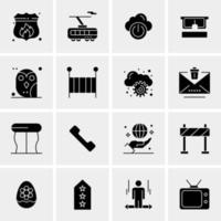 16 Universal Business Icons Vector Creative Icon Illustration to use in web and Mobile Related project