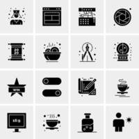 16 Universal Business Icons Vector Creative Icon Illustration to use in web and Mobile Related project