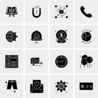 16 Universal Business Icons Vector Creative Icon Illustration to use in web and Mobile Related project