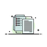 File Share Transfer Wlan Share it  Business Flat Line Filled Icon Vector Banner Template