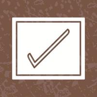 Checkbox Vector Icon