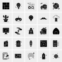 25 Universal Business Icons Vector Creative Icon Illustration to use in web and Mobile Related project