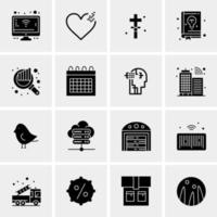 16 Universal Business Icons Vector Creative Icon Illustration to use in web and Mobile Related project