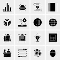 16 Universal Business Icons Vector Creative Icon Illustration to use in web and Mobile Related project