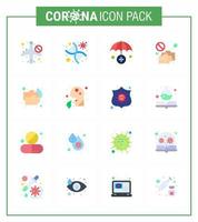 Coronavirus 2019nCoV Covid19 Prevention icon set shake hand no strand hand medical viral coronavirus 2019nov disease Vector Design Elements