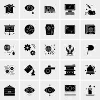 25 Universal Business Icons Vector Creative Icon Illustration to use in web and Mobile Related project