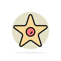 Film Movie Studio Theatre Abstract Circle Background Flat color Icon vector
