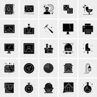 25 Universal Business Icons Vector Creative Icon Illustration to use in web and Mobile Related project