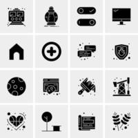 16 Universal Business Icons Vector Creative Icon Illustration to use in web and Mobile Related project