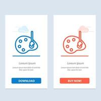 Art Draw Drawing Edit  Blue and Red Download and Buy Now web Widget Card Template vector