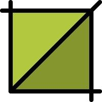 herramienta de diseño de cultivos icono de color plano icono de vector plantilla de banner