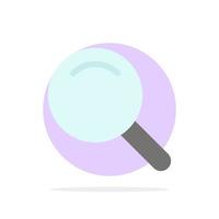 Expanded Search Ui Abstract Circle Background Flat color Icon vector