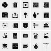 25 Universal Business Icons Vector Creative Icon Illustration to use in web and Mobile Related project