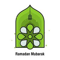 Ramadan Kareem concept banner vector illustration