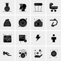 16 Universal Business Icons Vector Creative Icon Illustration to use in web and Mobile Related project