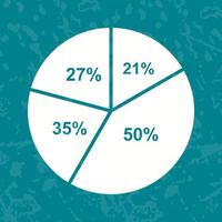 Pie Chart Vector Icon