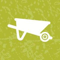 Wheelbarrow Vector Icon