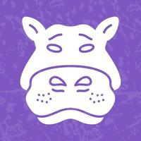 Hippo Vector Icon