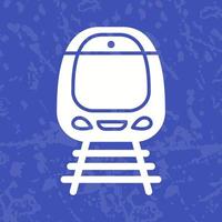 icono de vector de tren