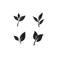 leaf logo ecology nature vector