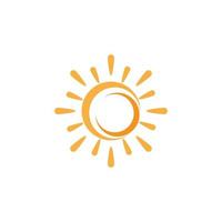 sun illustration logo vector