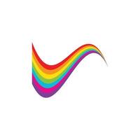 Rainbow logo vector