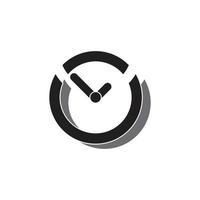 clock logo icon vector