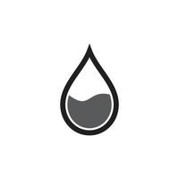 water drop icon vector